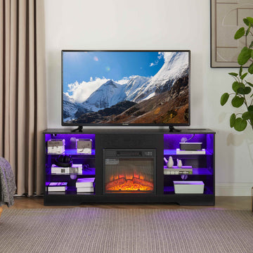 Modern Electric Fireplace TV Stand