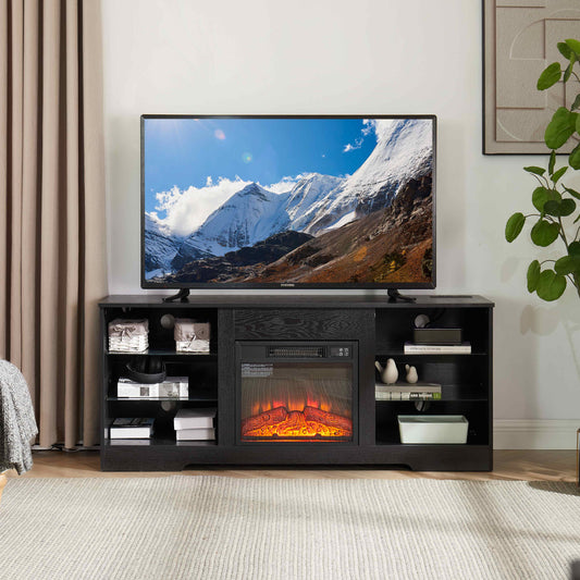 Modern Electric Fireplace TV Stand