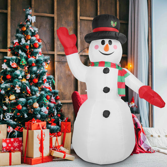 7.9FT Inflatable Giant Snowman | Eye-Catching Holiday Decor