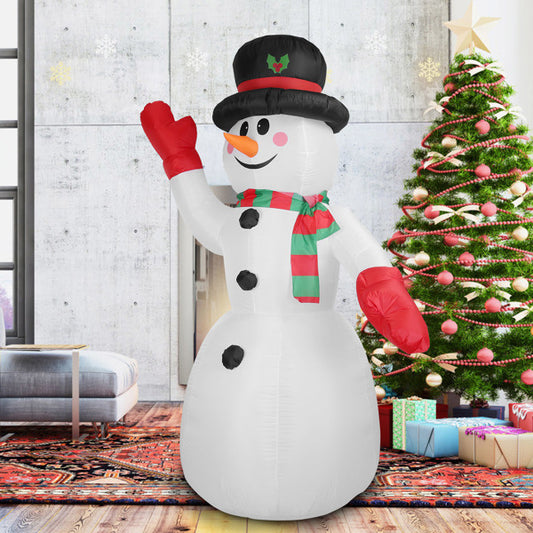 7.9FT Inflatable Giant Snowman | Eye-Catching Holiday Decor