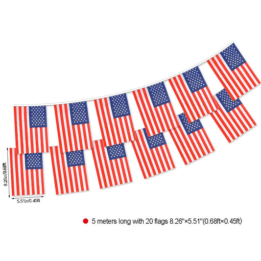 American Flag Banner | Patriotic Events | Durable Decor