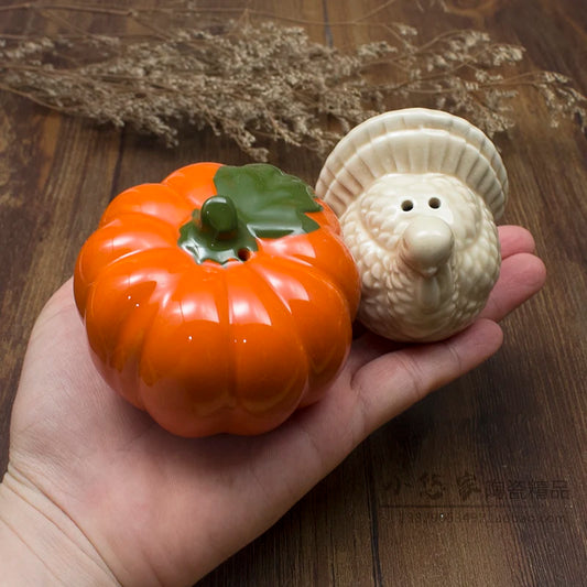 Nordic Style Pumpkin Spice Jar | Elegant Storage | Fall Decor