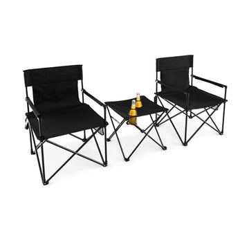 Outdoor Folding Camping Chairs and Table Set