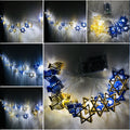 Star of David String Lights | Festive Hanukkah Decor | LED Lighting