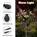 Solar Firework Lights | Outdoor Decor | Festive LED Lighting