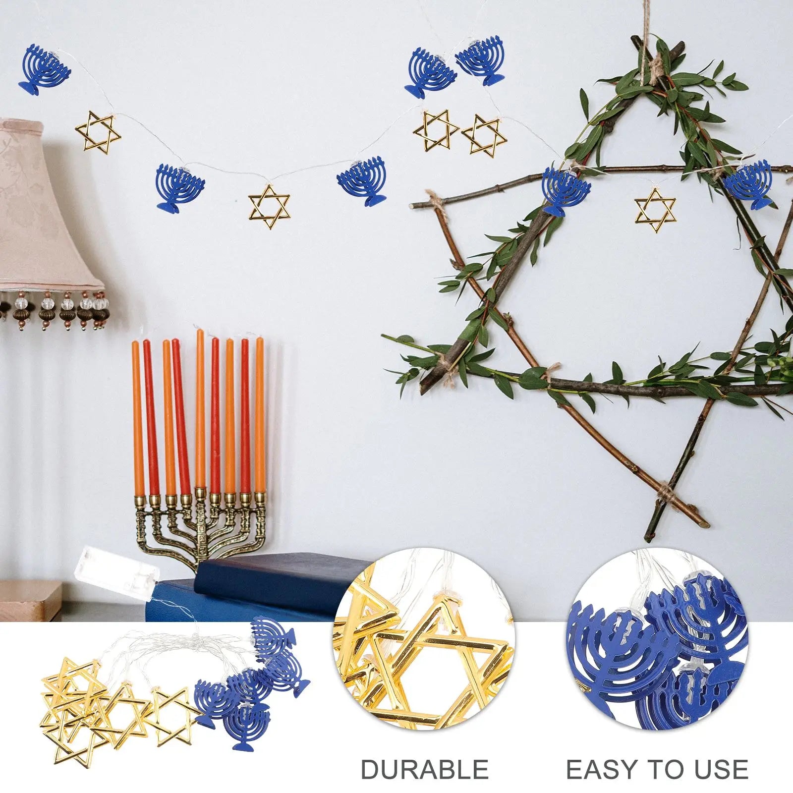 Fairy Lights, Menorahs & Candlesticks | Festive Lighting & Decor