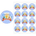 Happy Hanukkah Labels | Festive Gift Tags | Holiday Stickers