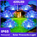 Solar Firework Lights | Outdoor Decor | Festive LED Lighting