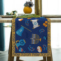 Hanukkah Linen Table Runner | Festive Holiday Decor | Elegant Design