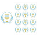 Happy Hanukkah Sticker Labels | Festive Gift Tags | Holiday Fun