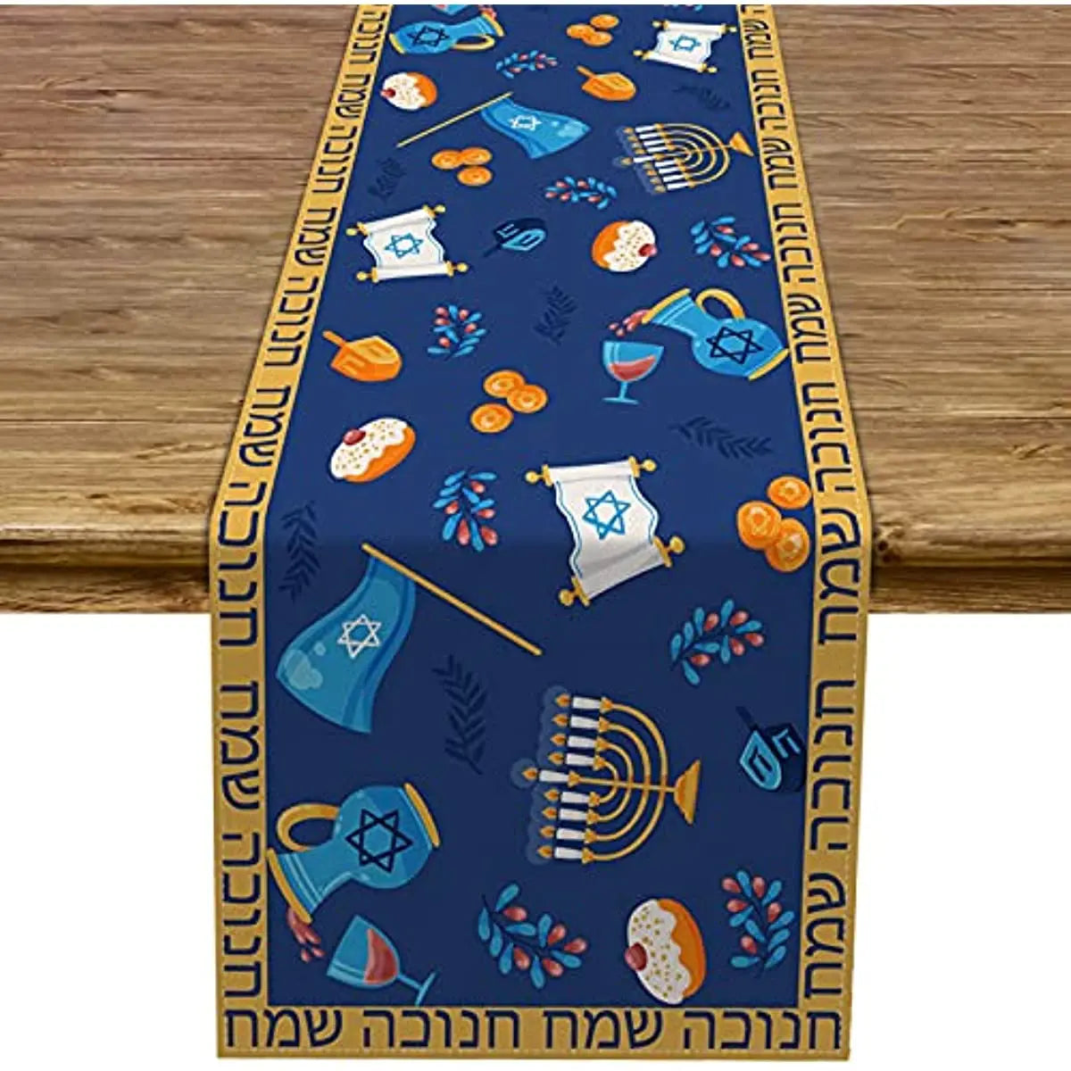 Passover Hexagram Star Table Runners | Elegant Holiday Decor