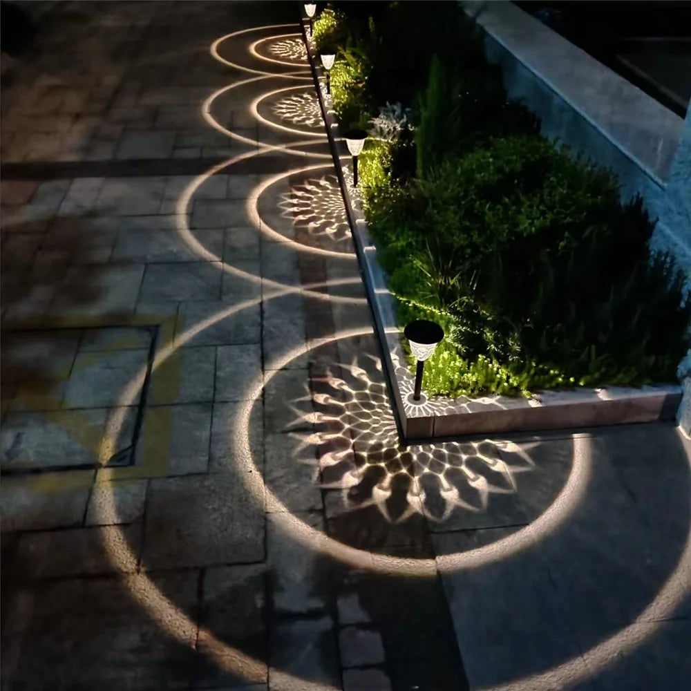 Circle Shadow Solar Light | Unique Garden Decor | Eco-Friendly