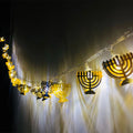 Star of David String Lights | Festive Hanukkah Decor | LED Lighting