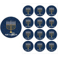 Happy Hanukkah Sticker Labels | Festive Gift Tags | Holiday Fun