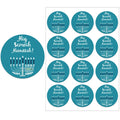 Happy Hanukkah Labels | Festive Gift Tags | Holiday Stickers