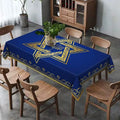 Hanukkah Rectangle Tablecloth | Elegant Holiday Decor | Festive Design