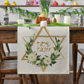 Passover Hexagram Star Table Runners | Elegant Holiday Decor