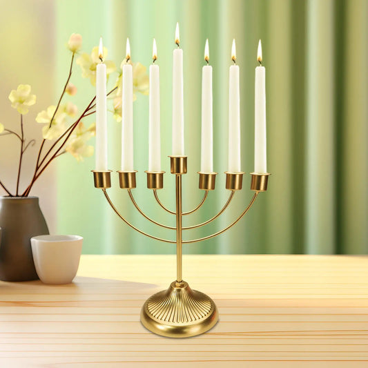 Hanukkah Candlestick Holder | Elegant Design | Holiday Decor