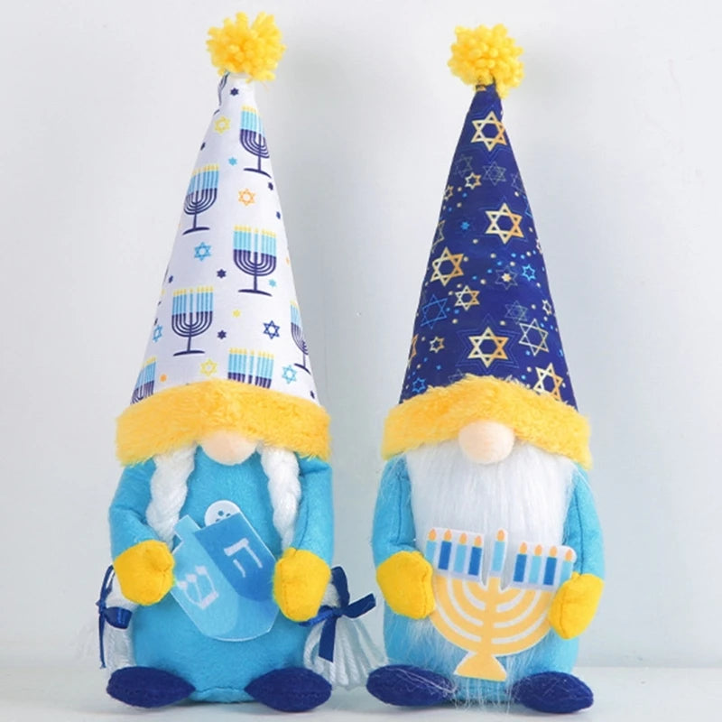 Hanukkah Gnomes Plush | Festive Decor | Holiday Accents