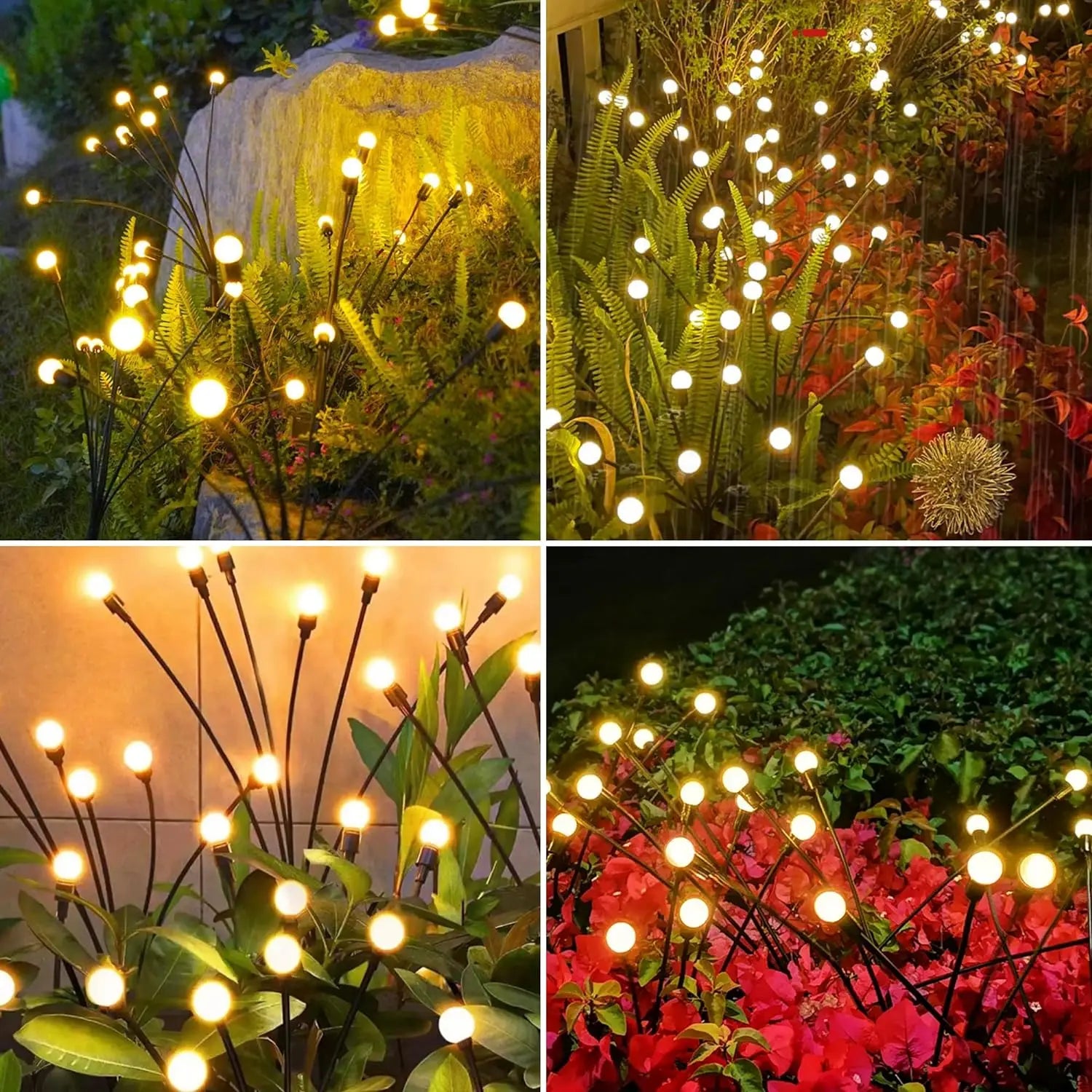 Solar Firefly Garden Lights | Magical Outdoor Decor | LED Lights