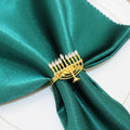 Rhinestone Hanukkah Napkin Rings | Elegant Table Decor