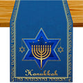 Hanukkah Menorah Table Runners | Festive Decor | Elegant Design