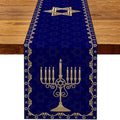 Hanukkah Menorah Table Runners | Festive Decor | Elegant Design