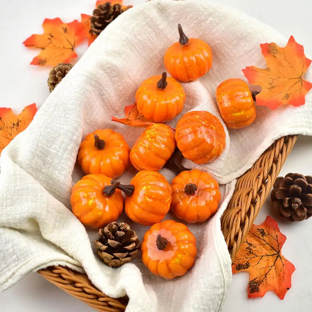 Mini Artificial Pumpkins | Fall Decor | Seasonal Accents