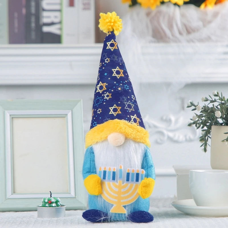 Hanukkah Gnomes Plush | Festive Decor | Holiday Accents