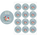 Happy Hanukkah Labels | Festive Gift Tags | Holiday Stickers