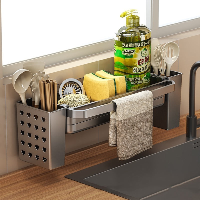 Kitchen Sink Storage Shelf | Organized & Efficient | Space-Saving