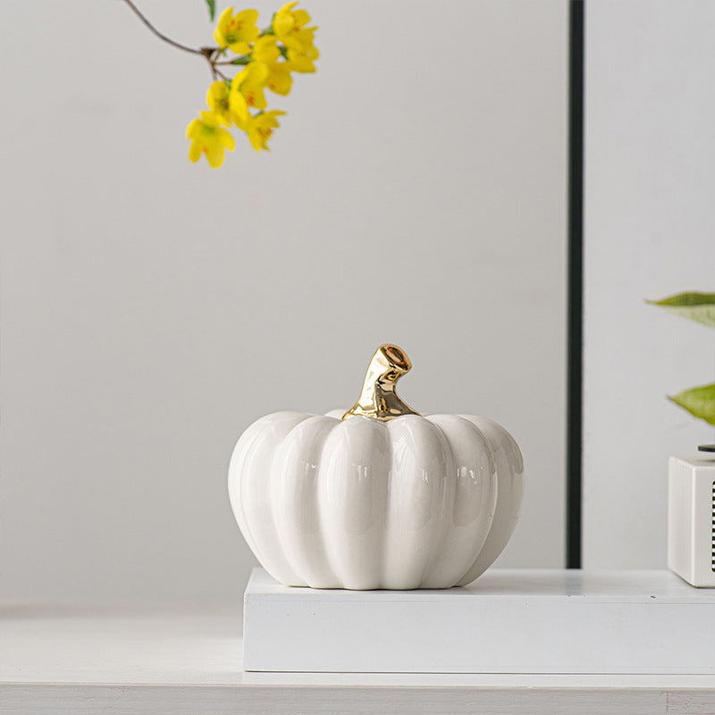 Modern Pumpkin Desktop Ornaments | Simple Fall Decor