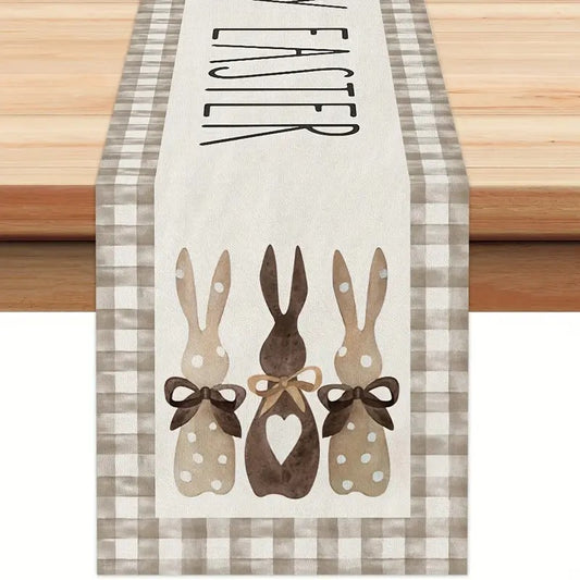 Rabbit Egg Easter Table Runner