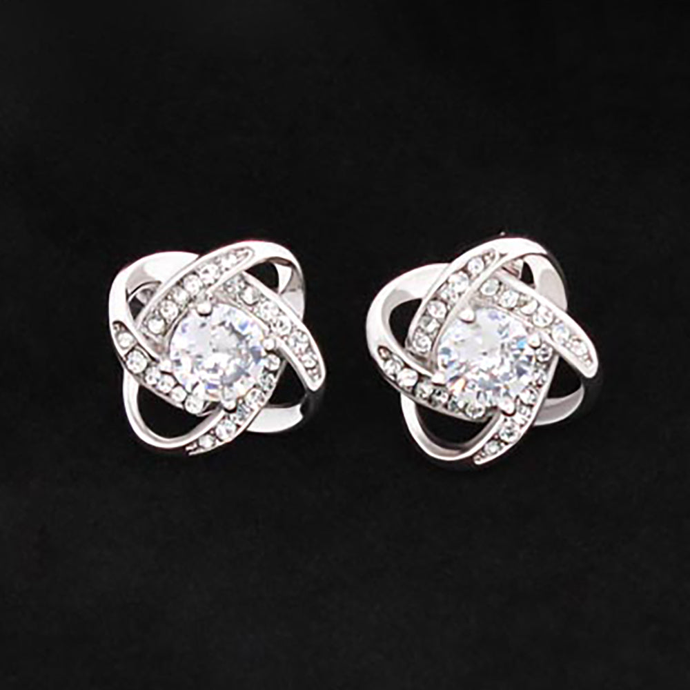 Love Knot Stud Earrings | Elegant & Timeless Jewelry