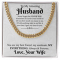 Soulmate Cuban Link Chain | Timeless Gift for Husband