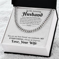 Soulmate Cuban Link Chain | Timeless Gift for Husband