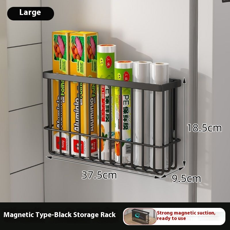 Magnetic Kitchen Storage Rack | Refrigerator Organizer | Space-Saving