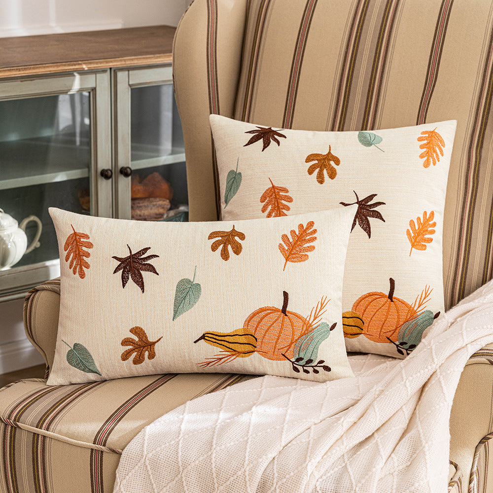 Fall Themed Living Room Sofa Cushion Pillowcase