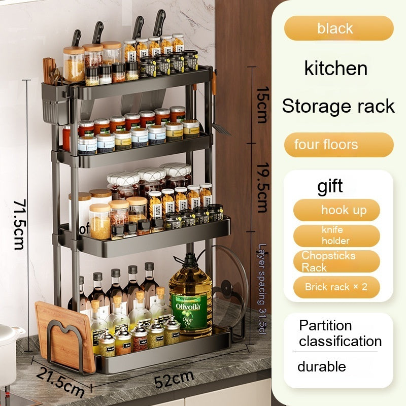 Multi-Layer Seasoning Kitchen Rack | Spice Organizer