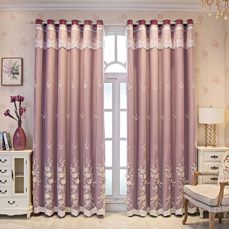 Wedding Curtain Set | Double Open Design | Elegant Home Decor