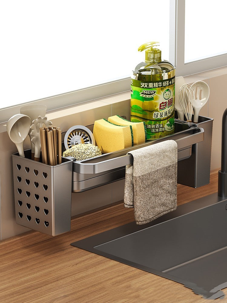 Kitchen Sink Storage Shelf | Organized & Efficient | Space-Saving