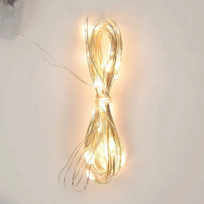 Green Leaf String Lights | Eco-Inspired Decor | Versatile