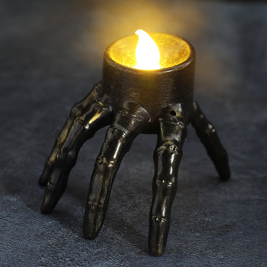 Halloween Skull Hand Candle Lantern