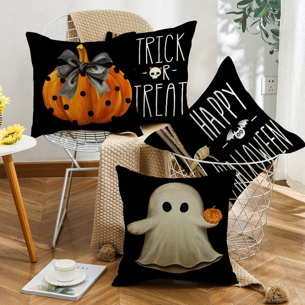 Home Square Ghost Pumpkin Pillow Cover