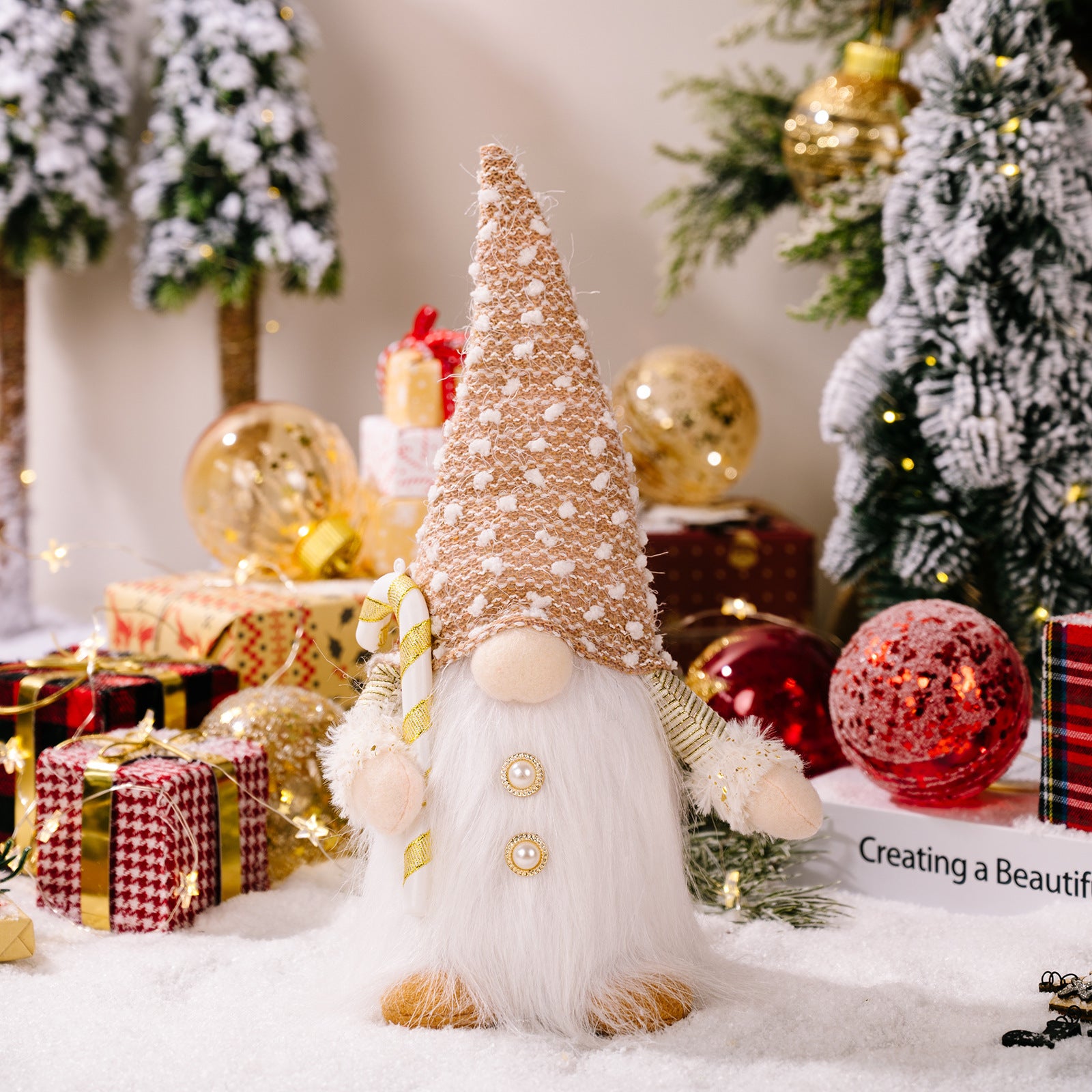 Charming Faceless Doll Ornament | Unique Holiday Decor