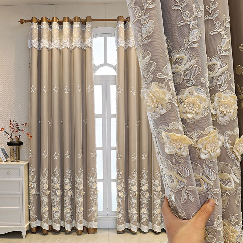 Wedding Curtain Set | Double Open Design | Elegant Home Decor