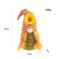 Harvest Festival Gnome Decoration | Orange Accent | Festive Charm