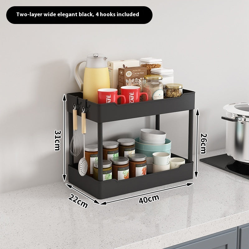 Multi-Story Kitchen Storage Cart | Floor Standing & Space-Saving