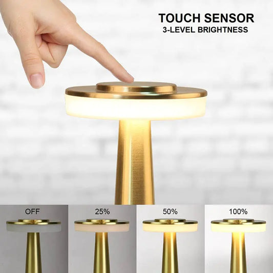 Rechargeable Wireless Touch Sensor Table Lamp